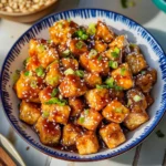 Crispy Honey Garlic Tofu