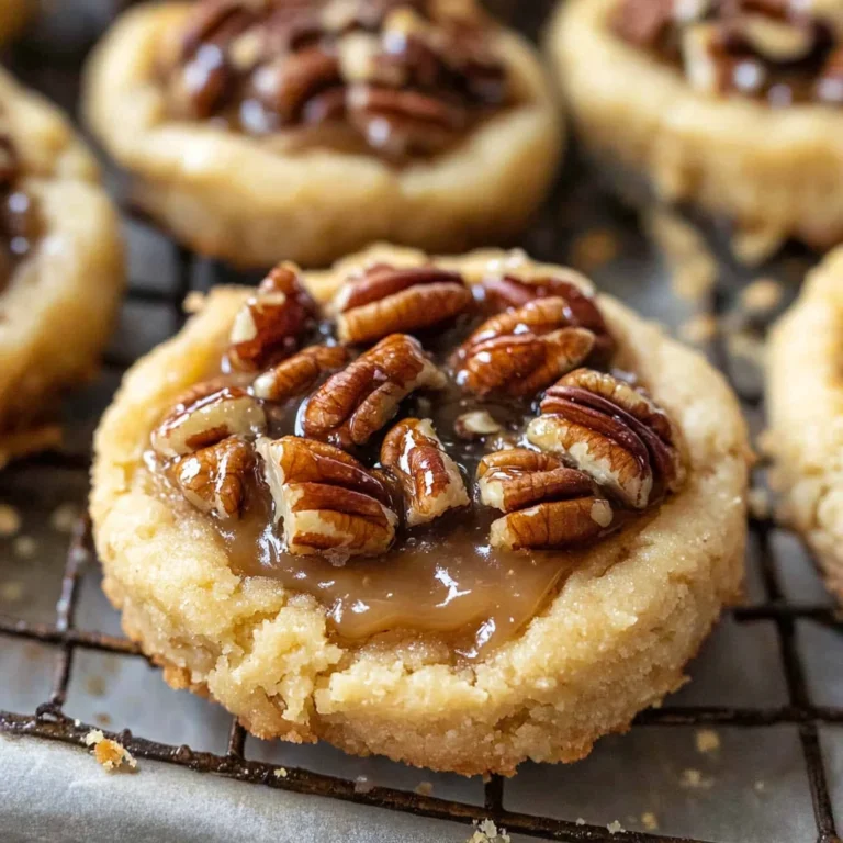 Crumbl pecan pie cookies