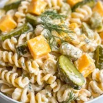 Dill Pickle Pasta Salad