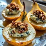 Elegant Blue Cheese Stuffed Pears