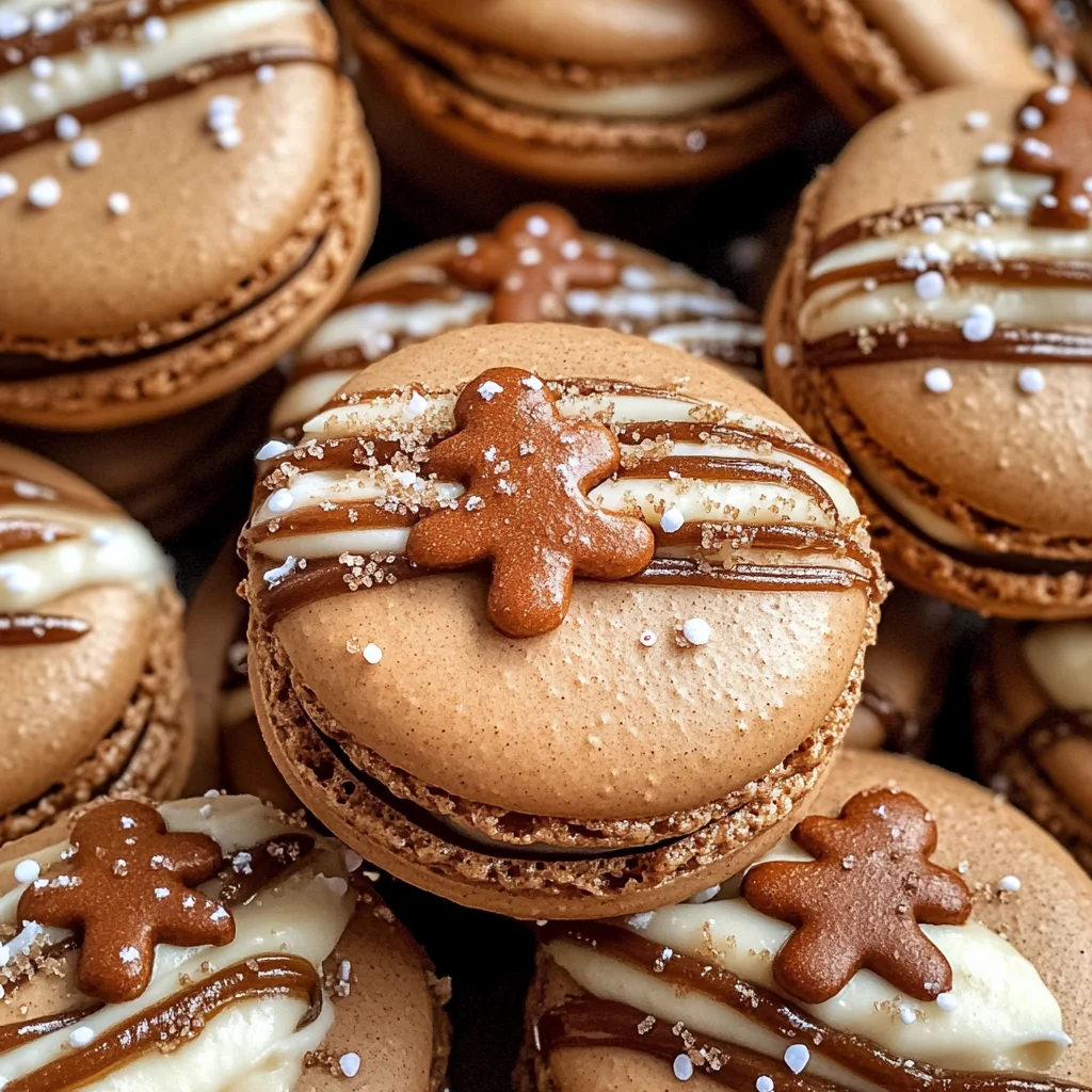 Gingerbread Macarons