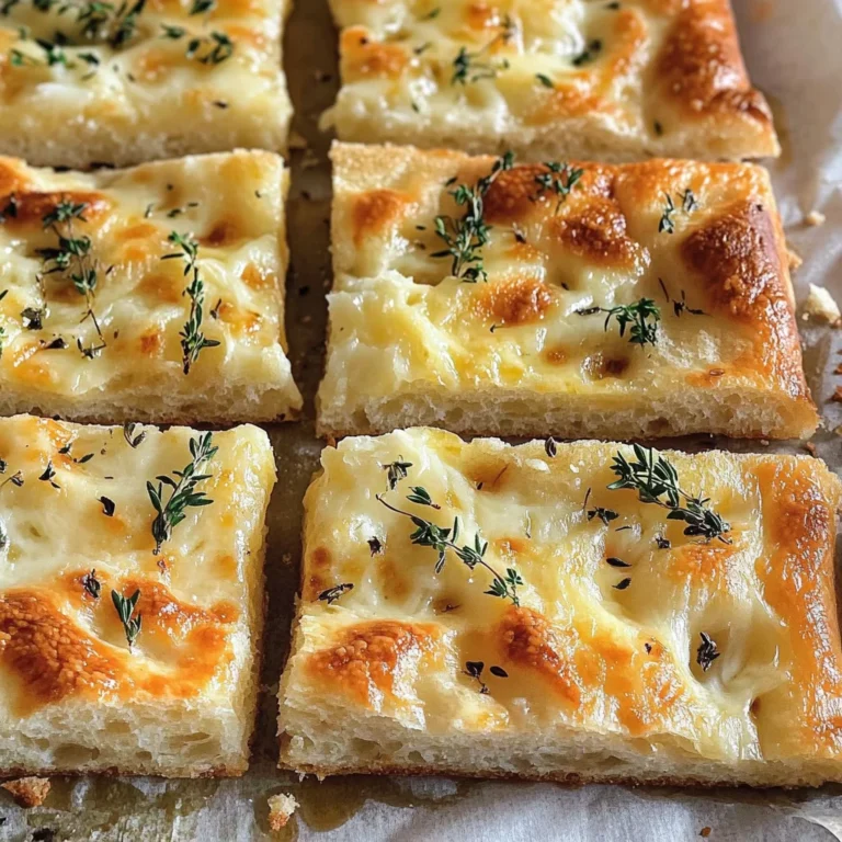 Gruyère & Thyme Italian Focaccia