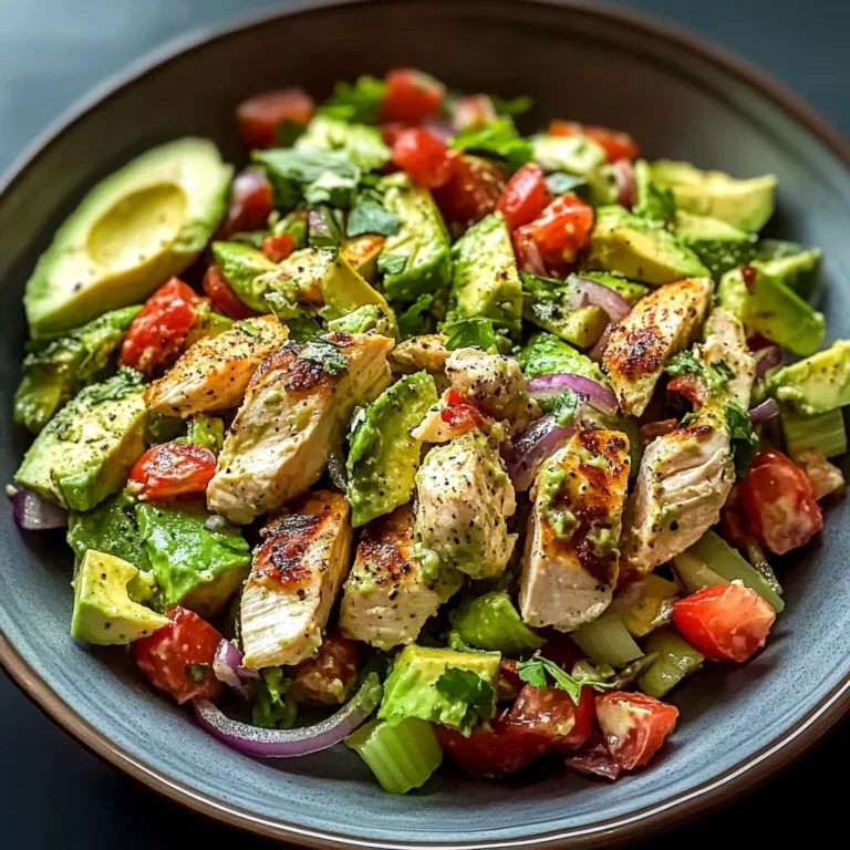 Healthy Avocado Chicken Salad