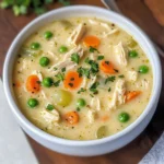 High Protein Chicken Pot Pie Soup