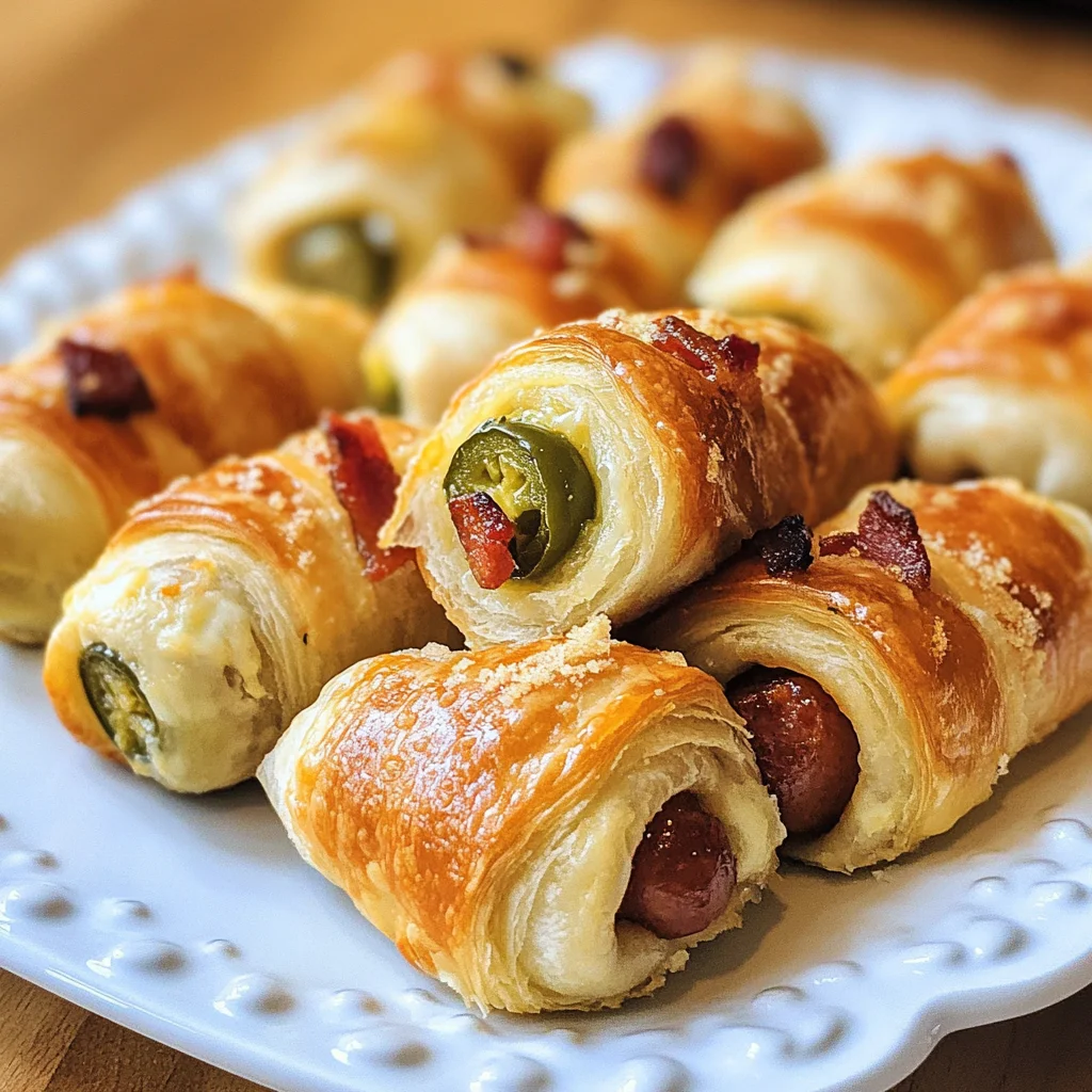 Jalapeno Popper Pigs in a Blanket