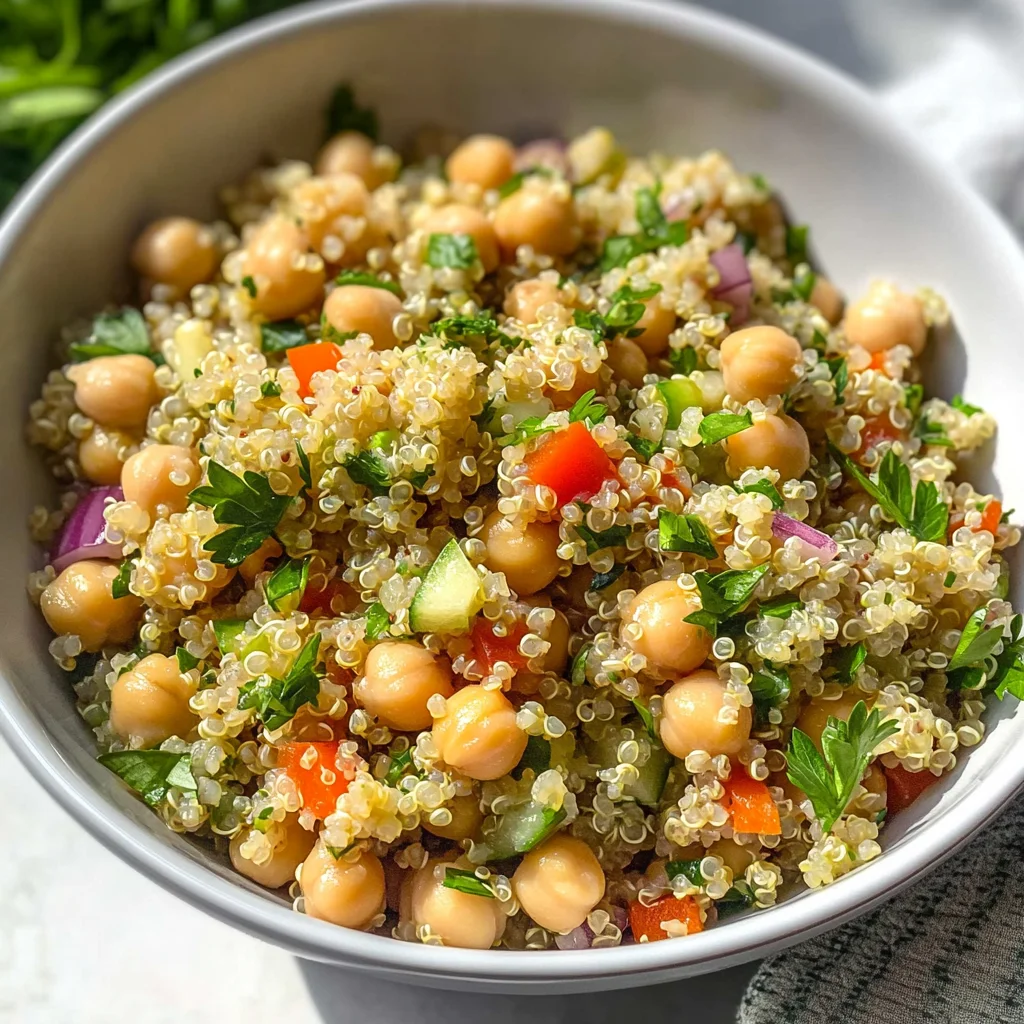 Lemon Herb Quinoa with Chickpeas