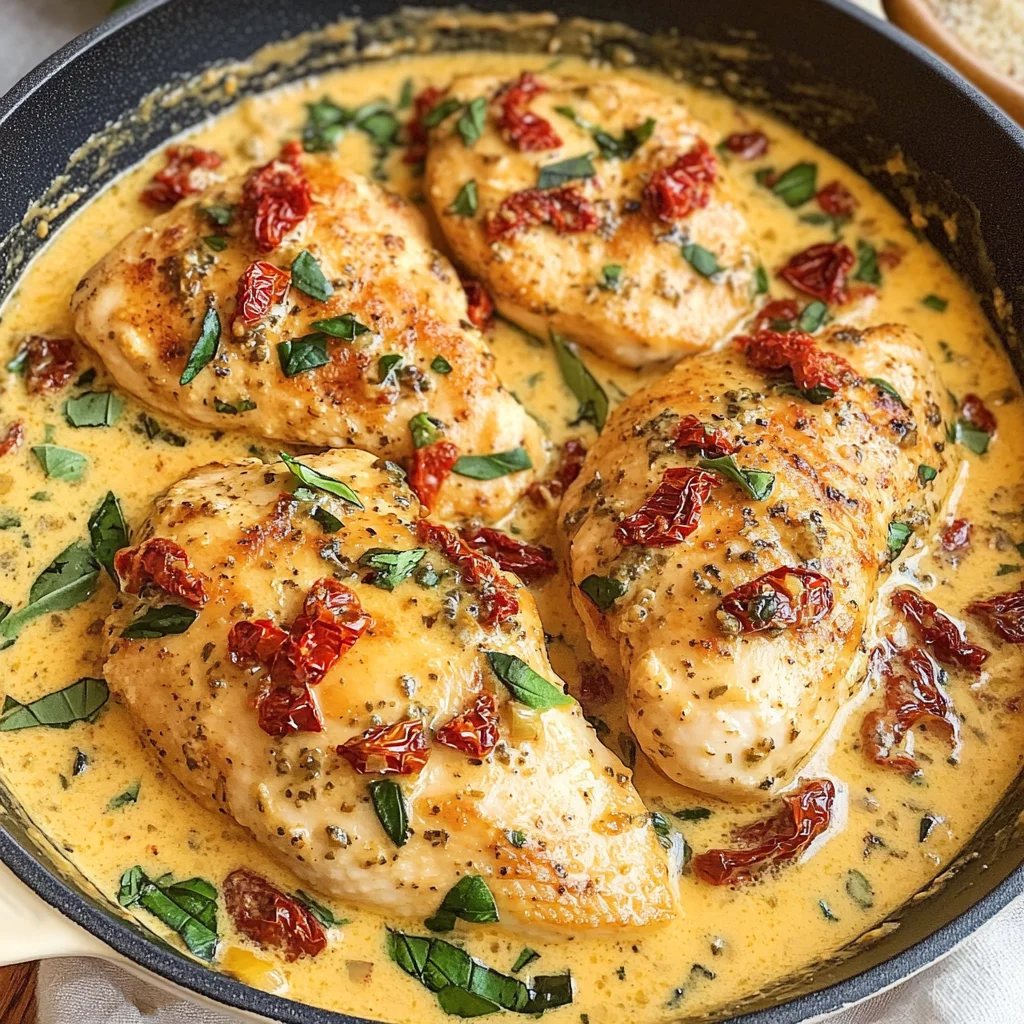 Marry Me Chicken (In a Sun-Dried Tomato Cream Sauce)
