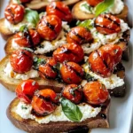 Ricotta Bruschetta with Roasted Tomatoes