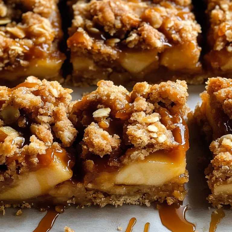 Salted Caramel Apple Crumble Bars Fall Treat: Get Addicted in 45 Min