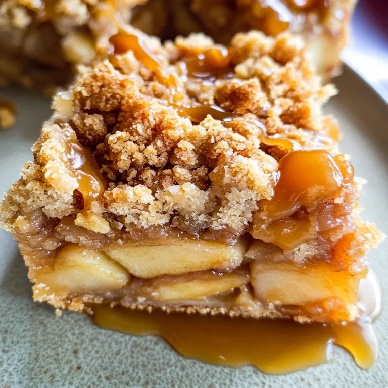 Salted Caramel Apple Pie Bars