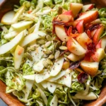 Shaved Brussels and Pear Salad with Manchego