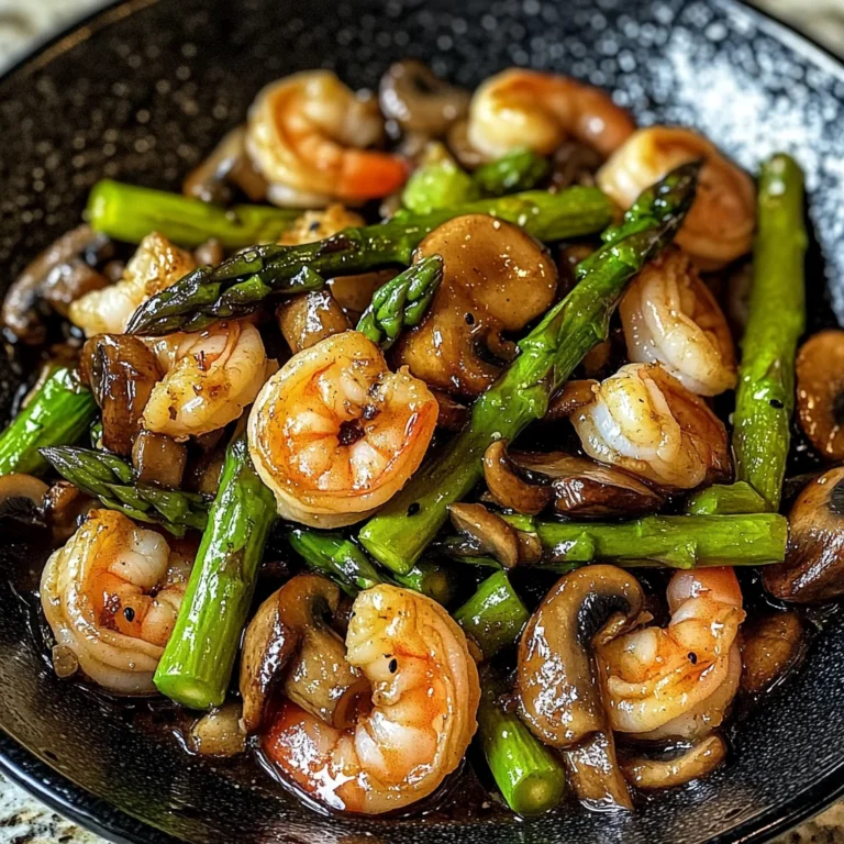 Shrimp and Asparagus Stir-Fry with Mushrooms: An Amazing Ultimate Recipe