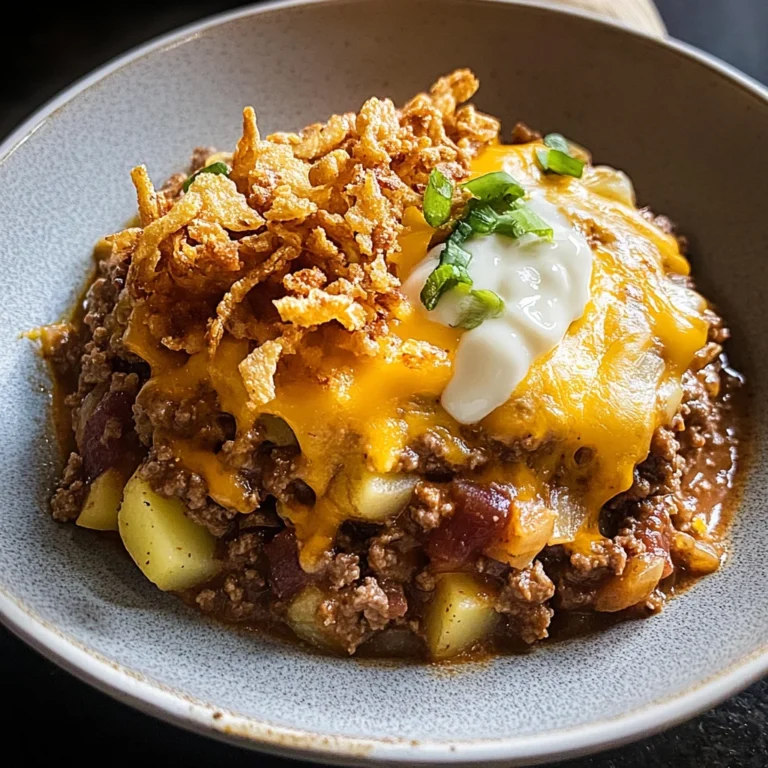 Slow Cooker Cowboy Potato Casserole