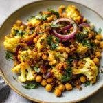 Spicy Roasted Cauliflower Salad