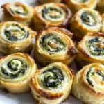 Spinach Dip in Bite-Sized Pinwheels