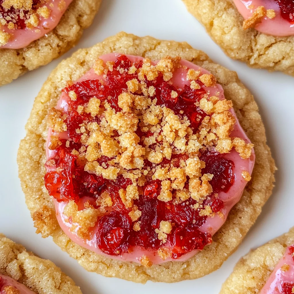 Strawberry Crunch Cookies