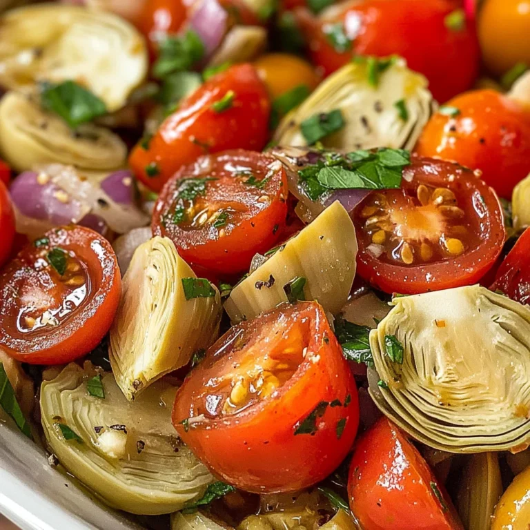 Tuscan Artichoke Tomato Salad
