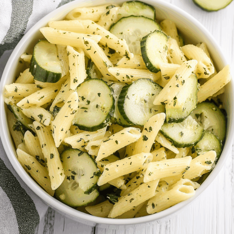 Healthy Cucumber Pasta Salad