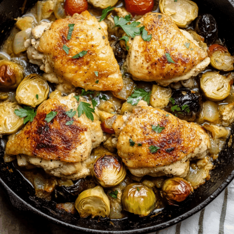Chicken Artichoke Skillet