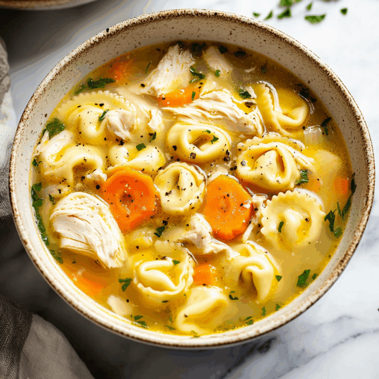 Chicken Tortellini Soup
