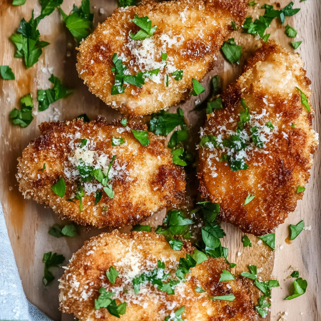Crispy Air Fryer Parmesan Chicken is a must-try!