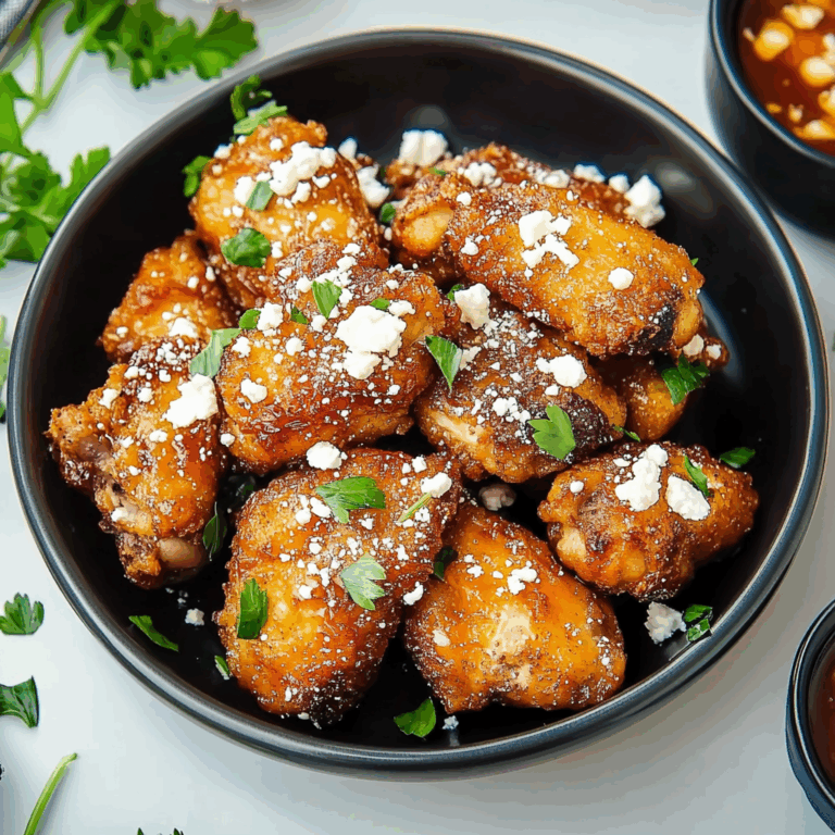 Crispy Hot Honey Feta Chicken