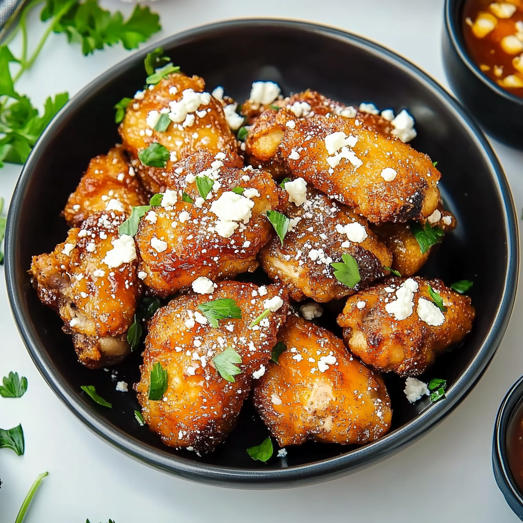 Crispy Hot Honey Feta Chicken