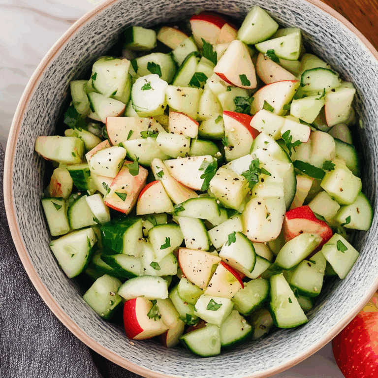 Cucumber Apple Salad