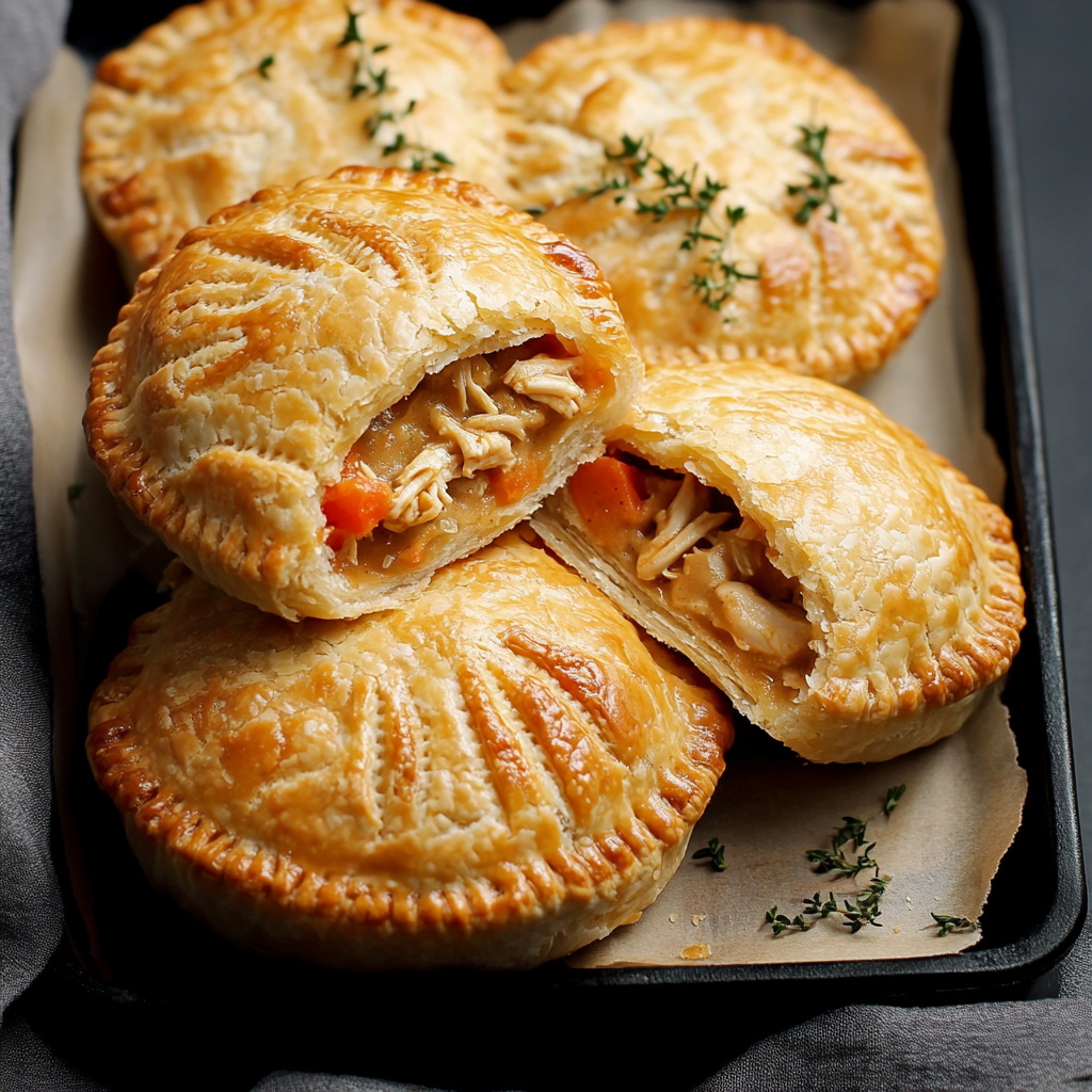 Mini chicken pot pies