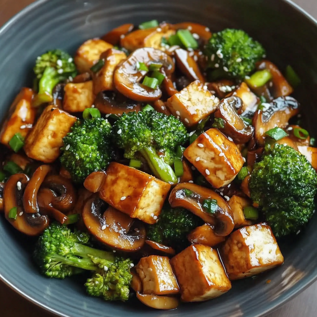 Mushroom and Tofu Stir-Fry (25-Minutes)