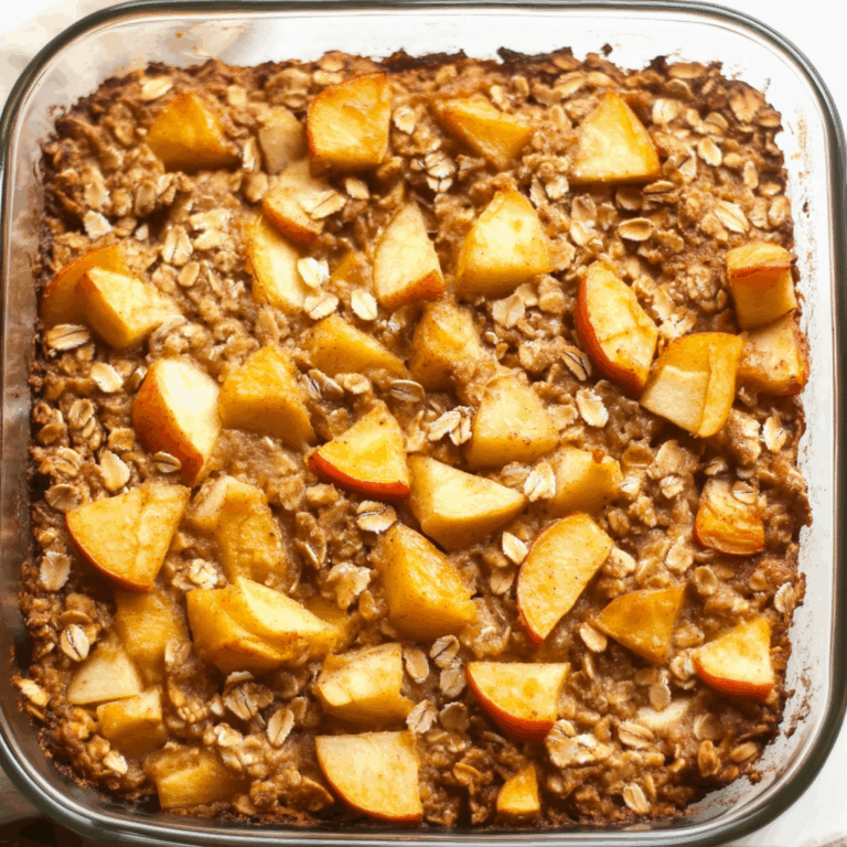 Oatmeal Apple Breakfast Bake