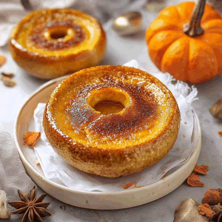 Pumpkin Spice Crème Brûlée