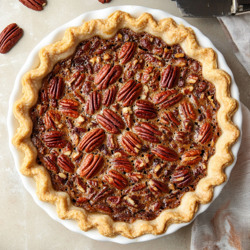 Rich Southern Pecan Pie