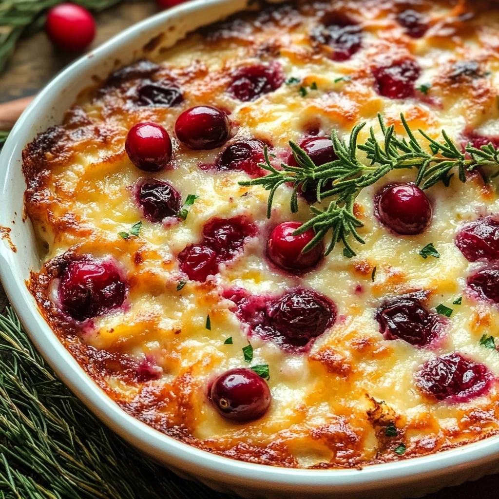 Baked Cranberry Cream Cheese Dip