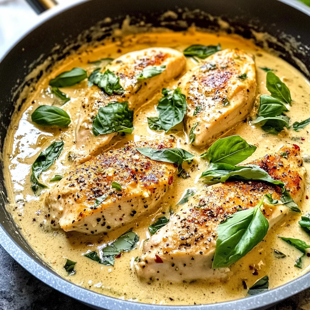 Basil Cream Chicken: A Deliciously Easy Recipe for Dinner