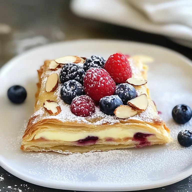Berry Custard Pastry with Italian Crema Pasticcera