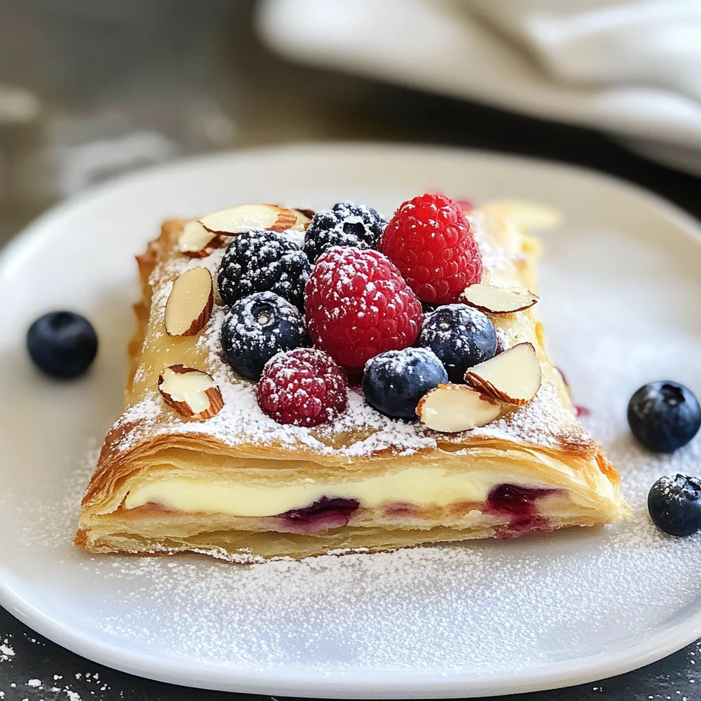 Berry Custard Pastry with Italian Crema Pasticcera