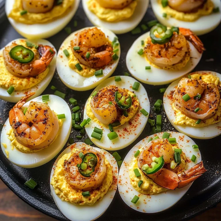 Cajun Shrimp Deviled Eggs