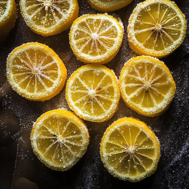 Candied Lemon Slices
