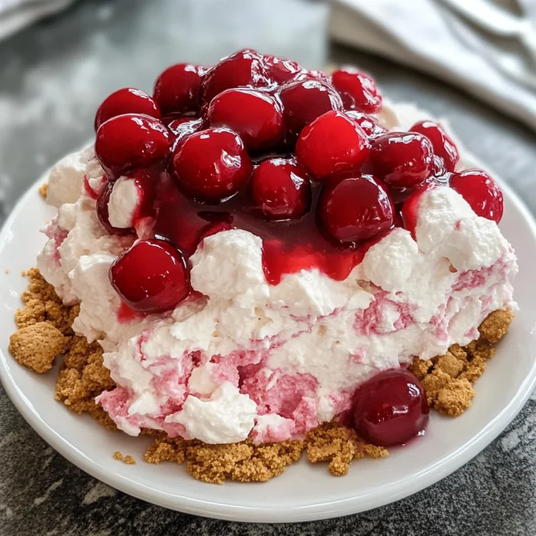 Cherry Cheesecake Fluff Recipe: Easy No-Bake Dessert