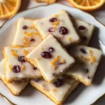 Cranberry Orange Shortbread Cookies Recipe