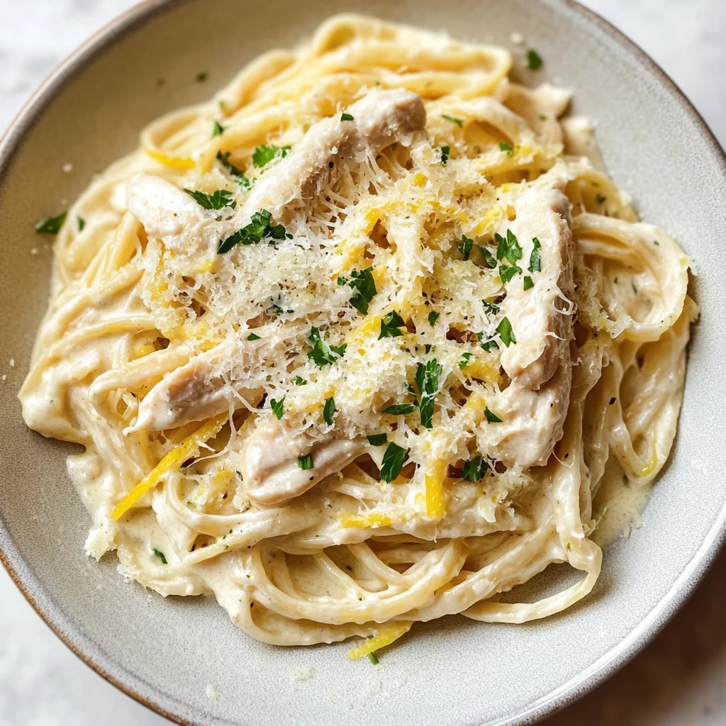 Creamy Lemon Chicken Pasta