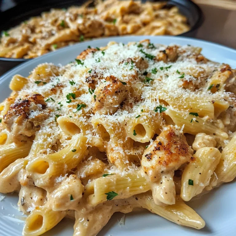 Crockpot Creamy Chicken Pasta