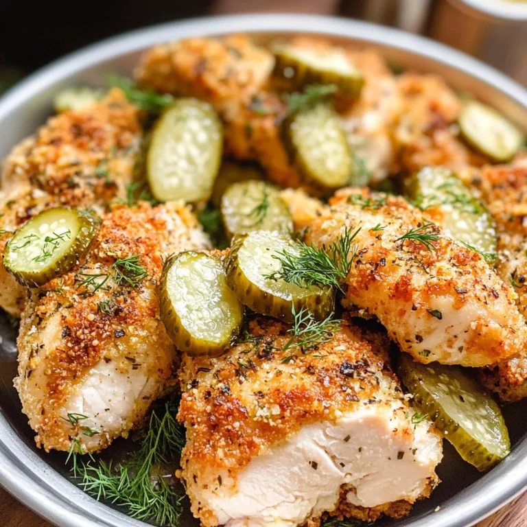 Dill Pickle Parmesan Chicken Recipe