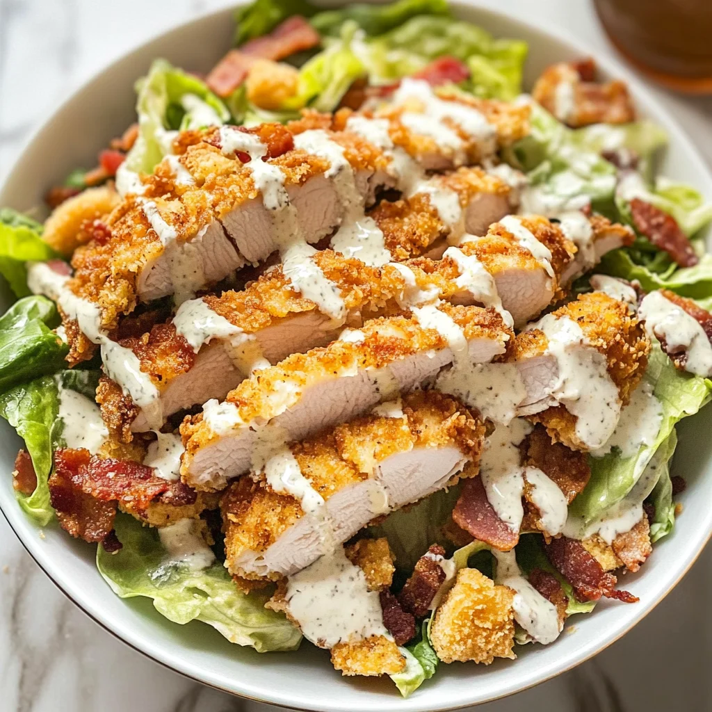 EXTRA Crispy Chicken Caesar Salad
