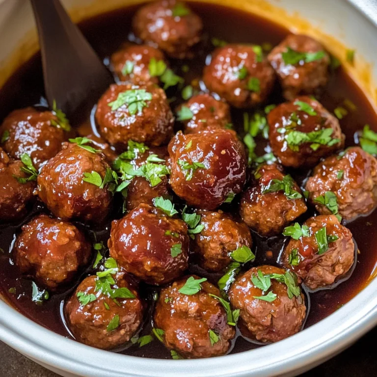 Easy Grape Jelly Meatballs Recipe
