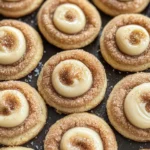 Eggnog Snickerdoodle Thumbprint Cookies