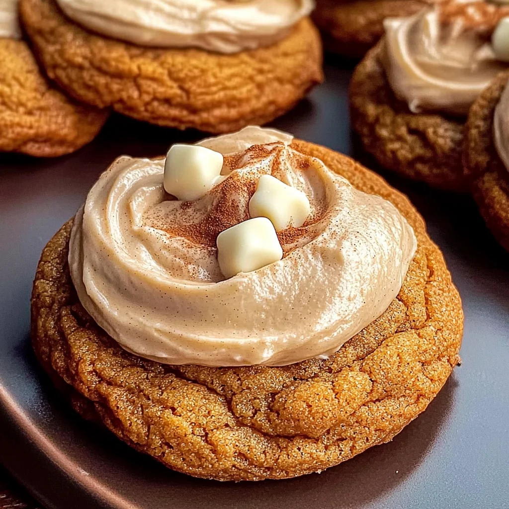 Fluffy Pumpkin Spice Latte Cookies