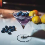 Frostbite Blueberry Martini Cocktail Recipe
