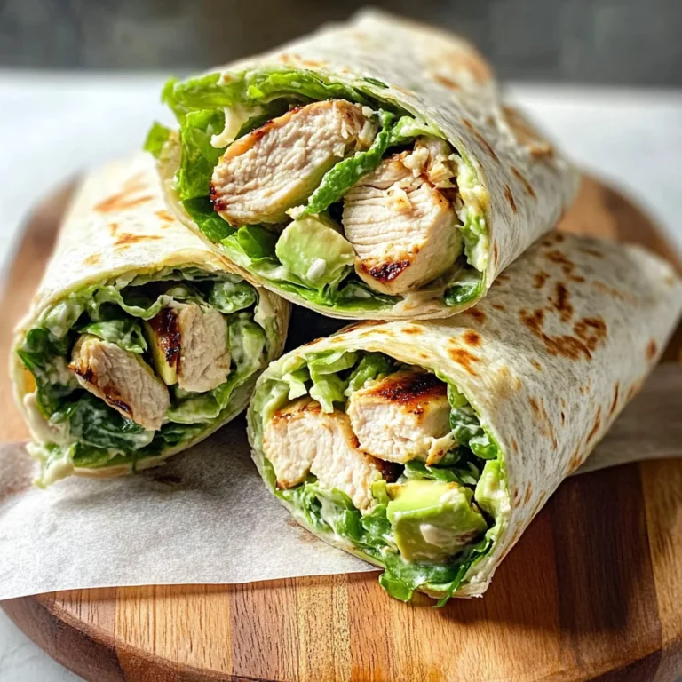 Grilled Chicken Caesar Salad Wraps